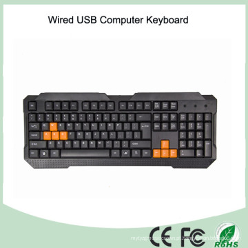 China fábrica buttom preço legal design normal teclado com fio (kb-1688)